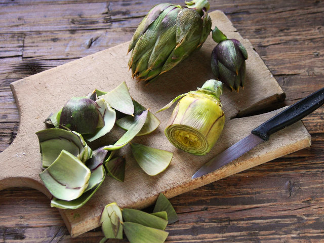 Step Fusi di pollo con Carciofi e Zucca | 1