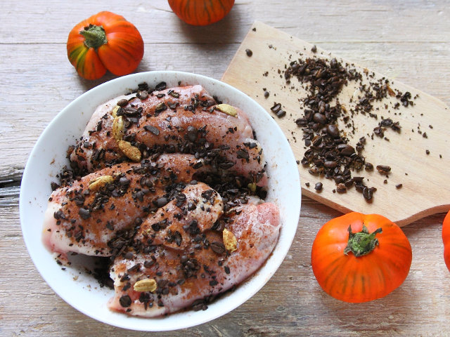 Step Pollo con Melanzane Rosse e Caffè | 1