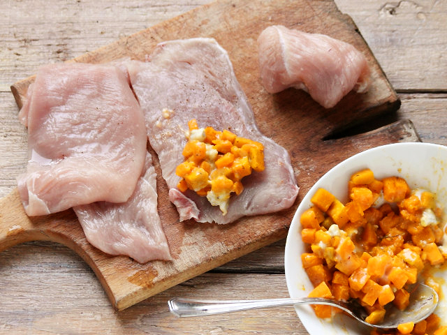 Step Tacchino farcito con Zucca e Gorgonzola | 3