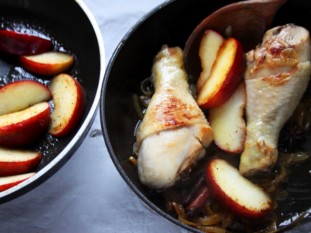 Step Fusi di Pollo Speziati e Mele Annurche | 4